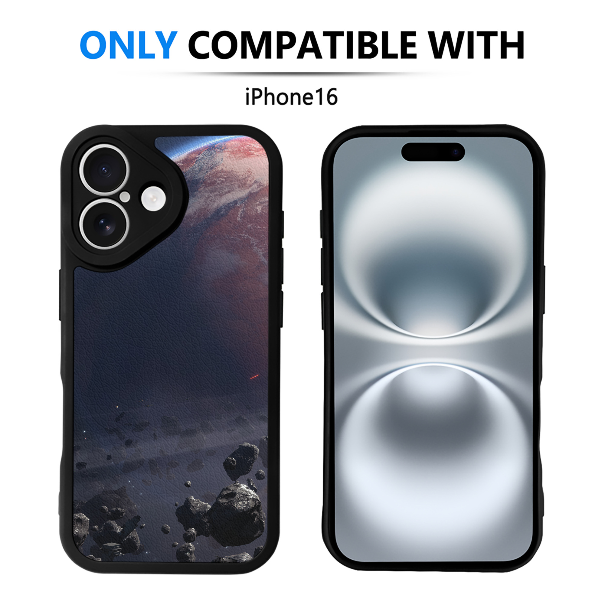 （画像用） スター・ウォーズ Star Wars 【iPhone 16シリーズ対応】シリコンスマホケース（レザー調） 材質：シリコン